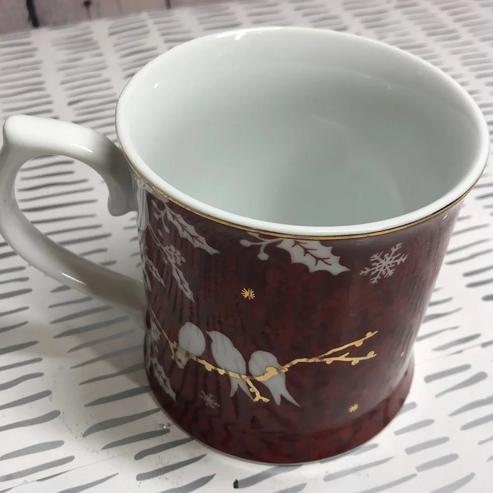 Starbucks red coffee mug by Rosanna